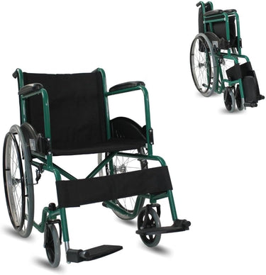 Mobiclinic®, Silla de ruedas, Autopropulsable, Plegable, Alcazaba, Asiento 46 cm, Sistema subebordillos, Reposabrazos acolchados, Reposapiés abatibles, Antipinchazos
